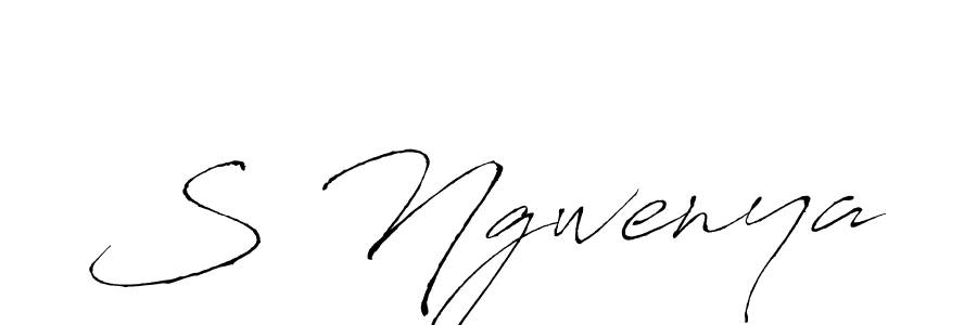 Also You can easily find your signature by using the search form. We will create S Ngwenya name handwritten signature images for you free of cost using Antro_Vectra sign style. S Ngwenya signature style 6 images and pictures png
