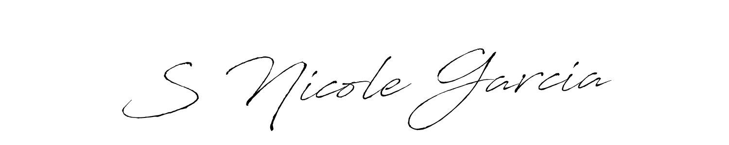 if you are searching for the best signature style for your name S Nicole Garcia. so please give up your signature search. here we have designed multiple signature styles  using Antro_Vectra. S Nicole Garcia signature style 6 images and pictures png