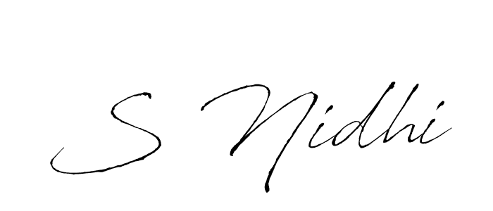 See photos of S Nidhi official signature by Spectra . Check more albums & portfolios. Read reviews & check more about Antro_Vectra font. S Nidhi signature style 6 images and pictures png