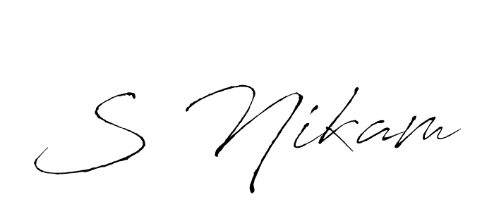 You can use this online signature creator to create a handwritten signature for the name S Nikam. This is the best online autograph maker. S Nikam signature style 6 images and pictures png