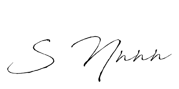 How to Draw S Nnnn signature style? Antro_Vectra is a latest design signature styles for name S Nnnn. S Nnnn signature style 6 images and pictures png