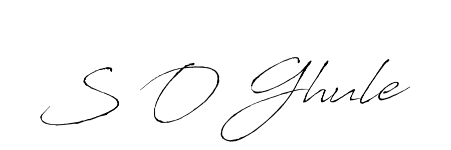 Design your own signature with our free online signature maker. With this signature software, you can create a handwritten (Antro_Vectra) signature for name S O Ghule. S O Ghule signature style 6 images and pictures png