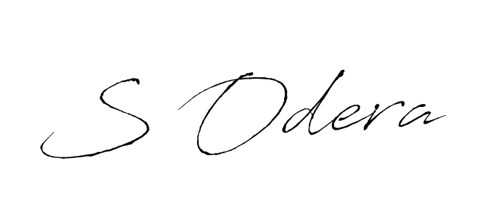 S Odera stylish signature style. Best Handwritten Sign (Antro_Vectra) for my name. Handwritten Signature Collection Ideas for my name S Odera. S Odera signature style 6 images and pictures png