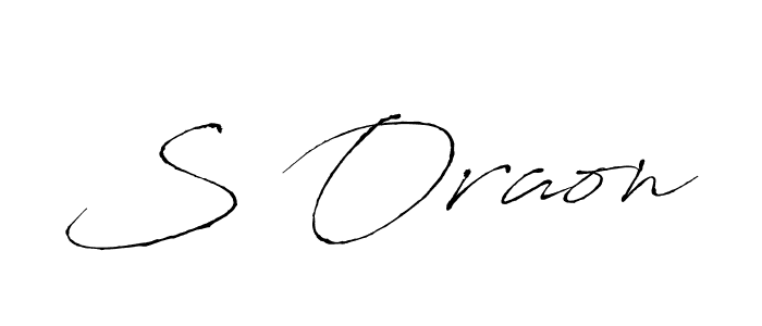 if you are searching for the best signature style for your name S Oraon. so please give up your signature search. here we have designed multiple signature styles  using Antro_Vectra. S Oraon signature style 6 images and pictures png