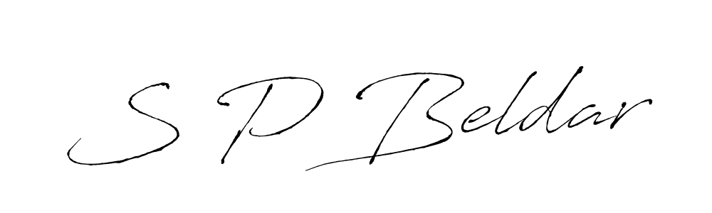 Antro_Vectra is a professional signature style that is perfect for those who want to add a touch of class to their signature. It is also a great choice for those who want to make their signature more unique. Get S P Beldar name to fancy signature for free. S P Beldar signature style 6 images and pictures png