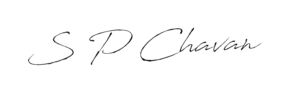 You should practise on your own different ways (Antro_Vectra) to write your name (S P Chavan) in signature. don't let someone else do it for you. S P Chavan signature style 6 images and pictures png