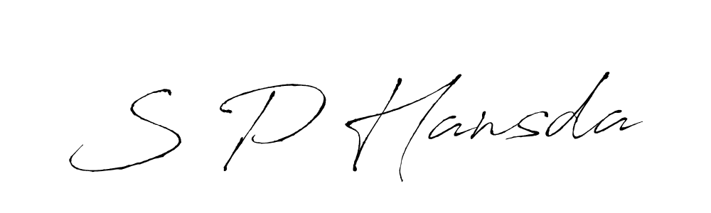 Once you've used our free online signature maker to create your best signature Antro_Vectra style, it's time to enjoy all of the benefits that S P Hansda name signing documents. S P Hansda signature style 6 images and pictures png