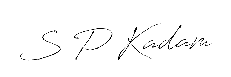 Also we have S P Kadam name is the best signature style. Create professional handwritten signature collection using Antro_Vectra autograph style. S P Kadam signature style 6 images and pictures png