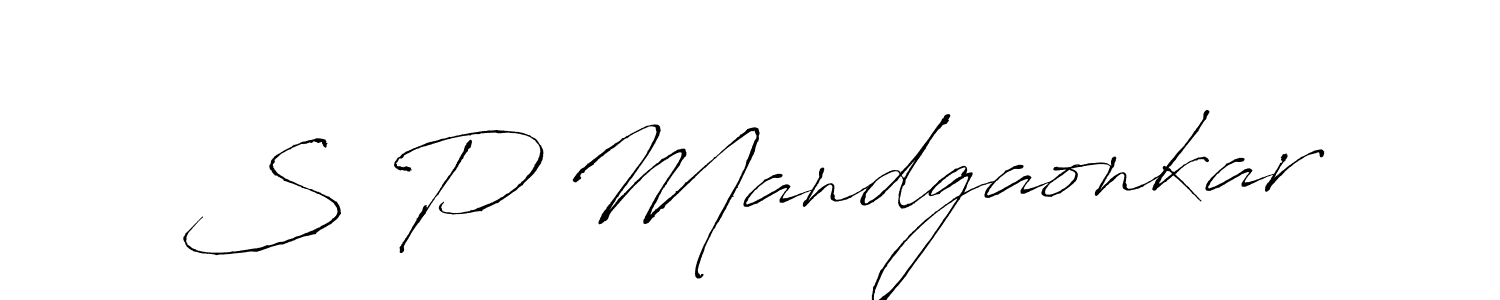 You should practise on your own different ways (Antro_Vectra) to write your name (S P Mandgaonkar) in signature. don't let someone else do it for you. S P Mandgaonkar signature style 6 images and pictures png