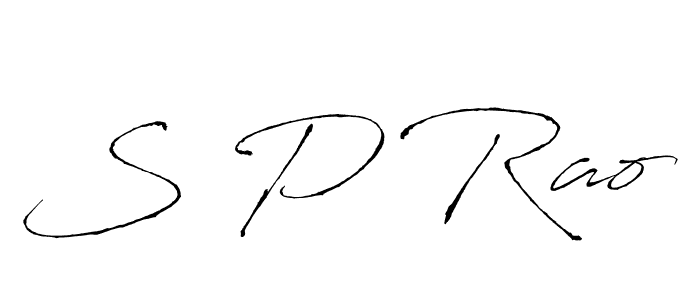 if you are searching for the best signature style for your name S P Rao. so please give up your signature search. here we have designed multiple signature styles  using Antro_Vectra. S P Rao signature style 6 images and pictures png