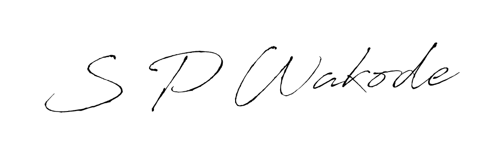 Make a short S P Wakode signature style. Manage your documents anywhere anytime using Antro_Vectra. Create and add eSignatures, submit forms, share and send files easily. S P Wakode signature style 6 images and pictures png