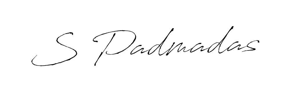 Make a beautiful signature design for name S Padmadas. Use this online signature maker to create a handwritten signature for free. S Padmadas signature style 6 images and pictures png