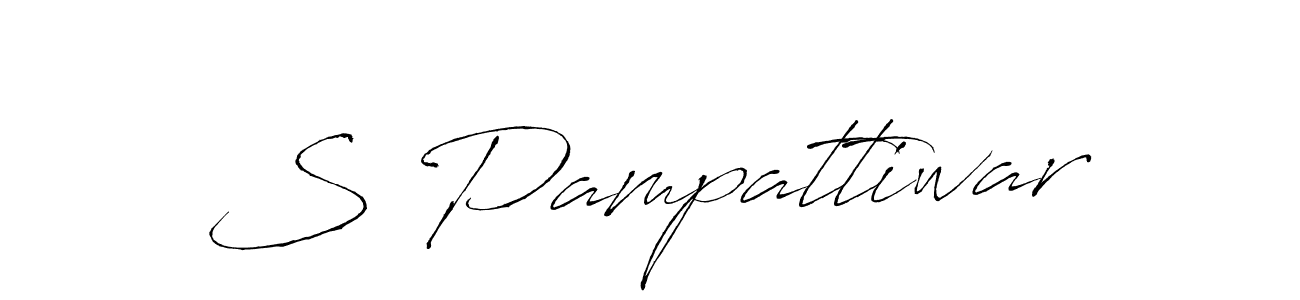 Also You can easily find your signature by using the search form. We will create S Pampattiwar name handwritten signature images for you free of cost using Antro_Vectra sign style. S Pampattiwar signature style 6 images and pictures png