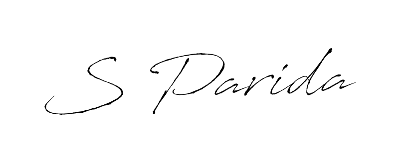 Once you've used our free online signature maker to create your best signature Antro_Vectra style, it's time to enjoy all of the benefits that S Parida name signing documents. S Parida signature style 6 images and pictures png