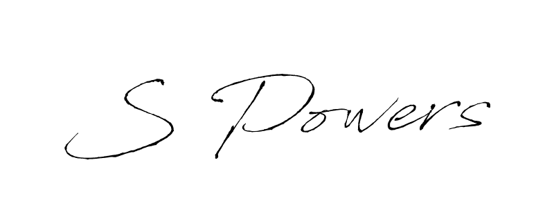 How to Draw S Powers signature style? Antro_Vectra is a latest design signature styles for name S Powers. S Powers signature style 6 images and pictures png