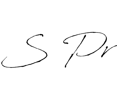 Make a beautiful signature design for name S Pr. With this signature (Antro_Vectra) style, you can create a handwritten signature for free. S Pr signature style 6 images and pictures png