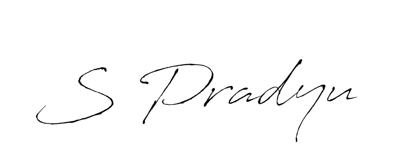 This is the best signature style for the S Pradyu name. Also you like these signature font (Antro_Vectra). Mix name signature. S Pradyu signature style 6 images and pictures png