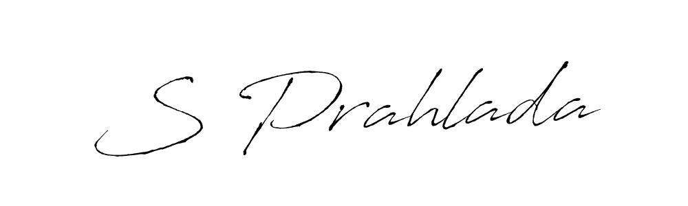 This is the best signature style for the S Prahlada name. Also you like these signature font (Antro_Vectra). Mix name signature. S Prahlada signature style 6 images and pictures png