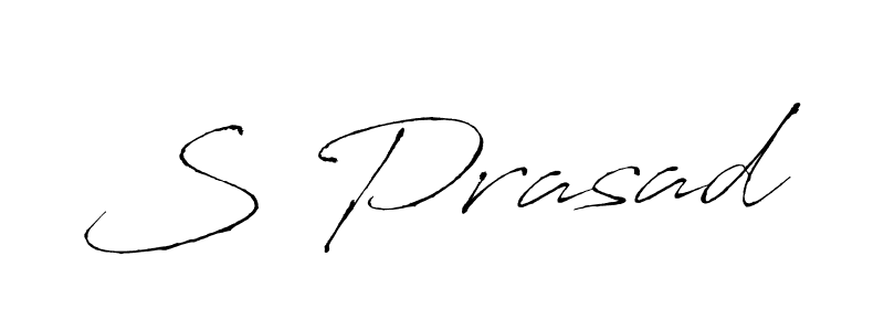 You should practise on your own different ways (Antro_Vectra) to write your name (S Prasad) in signature. don't let someone else do it for you. S Prasad signature style 6 images and pictures png