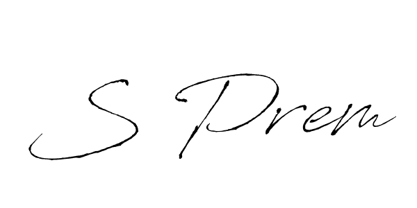 Antro_Vectra is a professional signature style that is perfect for those who want to add a touch of class to their signature. It is also a great choice for those who want to make their signature more unique. Get S Prem name to fancy signature for free. S Prem signature style 6 images and pictures png