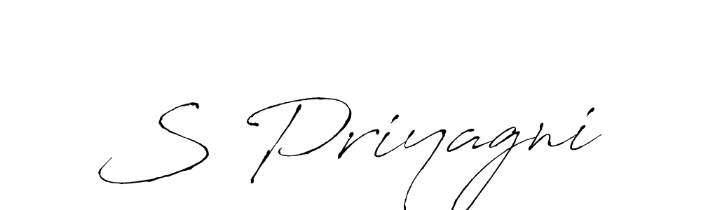 You should practise on your own different ways (Antro_Vectra) to write your name (S Priyagni) in signature. don't let someone else do it for you. S Priyagni signature style 6 images and pictures png