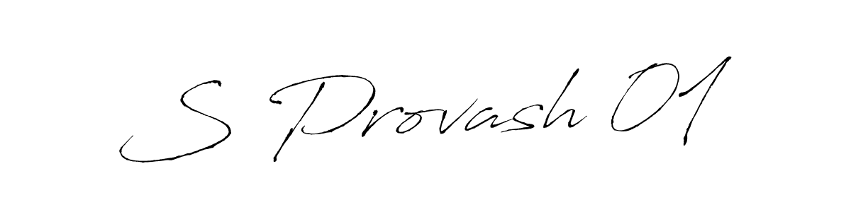 How to make S Provash 01 name signature. Use Antro_Vectra style for creating short signs online. This is the latest handwritten sign. S Provash 01 signature style 6 images and pictures png