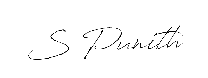 Once you've used our free online signature maker to create your best signature Antro_Vectra style, it's time to enjoy all of the benefits that S Punith name signing documents. S Punith signature style 6 images and pictures png