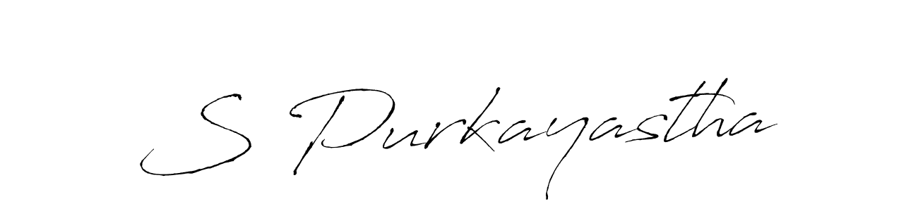 You should practise on your own different ways (Antro_Vectra) to write your name (S Purkayastha) in signature. don't let someone else do it for you. S Purkayastha signature style 6 images and pictures png