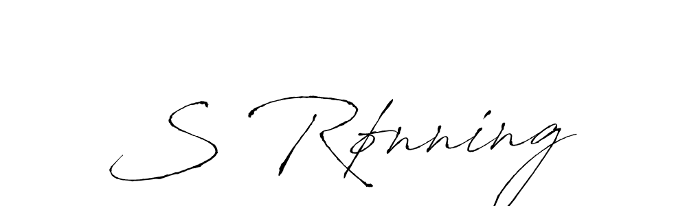 Antro_Vectra is a professional signature style that is perfect for those who want to add a touch of class to their signature. It is also a great choice for those who want to make their signature more unique. Get S Rønning name to fancy signature for free. S Rønning signature style 6 images and pictures png