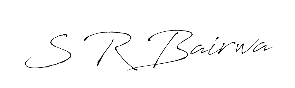 Also You can easily find your signature by using the search form. We will create S R Bairwa name handwritten signature images for you free of cost using Antro_Vectra sign style. S R Bairwa signature style 6 images and pictures png