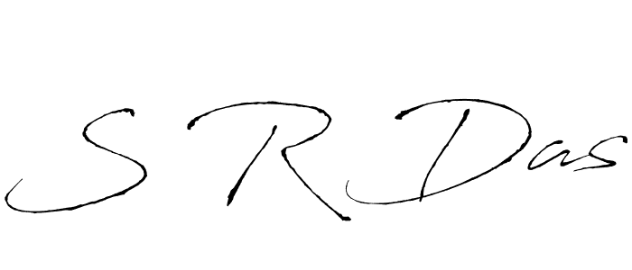 You should practise on your own different ways (Antro_Vectra) to write your name (S R Das) in signature. don't let someone else do it for you. S R Das signature style 6 images and pictures png