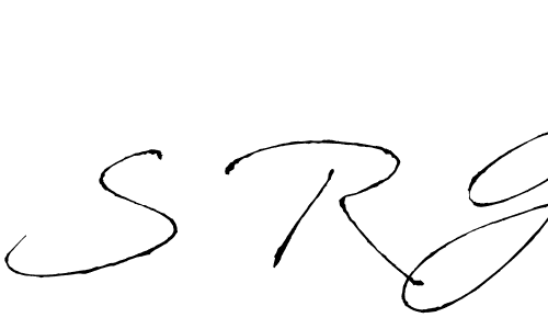 The best way (Antro_Vectra) to make a short signature is to pick only two or three words in your name. The name S R G include a total of six letters. For converting this name. S R G signature style 6 images and pictures png