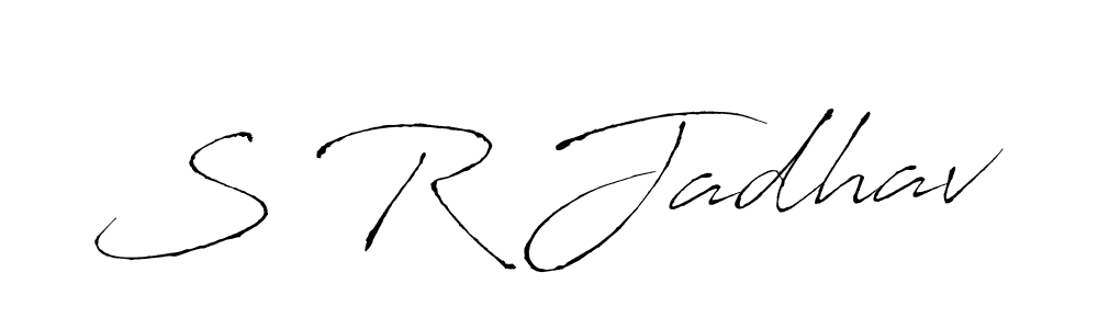 How to Draw S R Jadhav signature style? Antro_Vectra is a latest design signature styles for name S R Jadhav. S R Jadhav signature style 6 images and pictures png