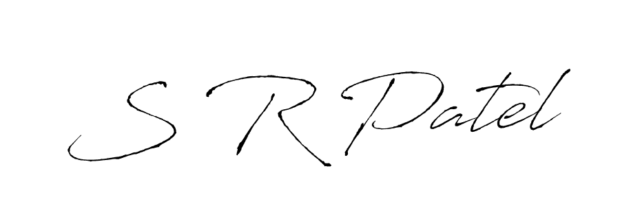 Also You can easily find your signature by using the search form. We will create S R Patel name handwritten signature images for you free of cost using Antro_Vectra sign style. S R Patel signature style 6 images and pictures png