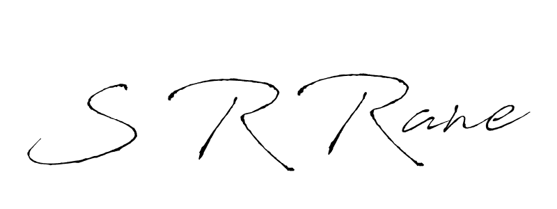 S R Rane stylish signature style. Best Handwritten Sign (Antro_Vectra) for my name. Handwritten Signature Collection Ideas for my name S R Rane. S R Rane signature style 6 images and pictures png