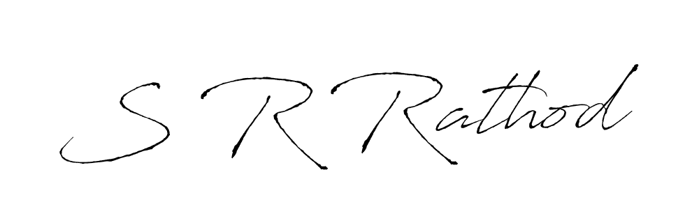 S R Rathod stylish signature style. Best Handwritten Sign (Antro_Vectra) for my name. Handwritten Signature Collection Ideas for my name S R Rathod. S R Rathod signature style 6 images and pictures png