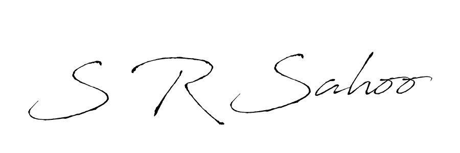 S R Sahoo stylish signature style. Best Handwritten Sign (Antro_Vectra) for my name. Handwritten Signature Collection Ideas for my name S R Sahoo. S R Sahoo signature style 6 images and pictures png