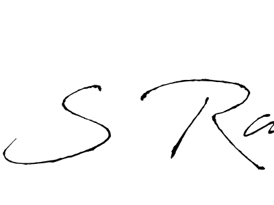 Create a beautiful signature design for name S Ra. With this signature (Antro_Vectra) fonts, you can make a handwritten signature for free. S Ra signature style 6 images and pictures png