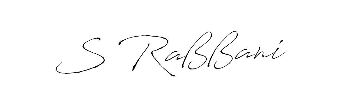 How to make S Raßßani signature? Antro_Vectra is a professional autograph style. Create handwritten signature for S Raßßani name. S Raßßani signature style 6 images and pictures png