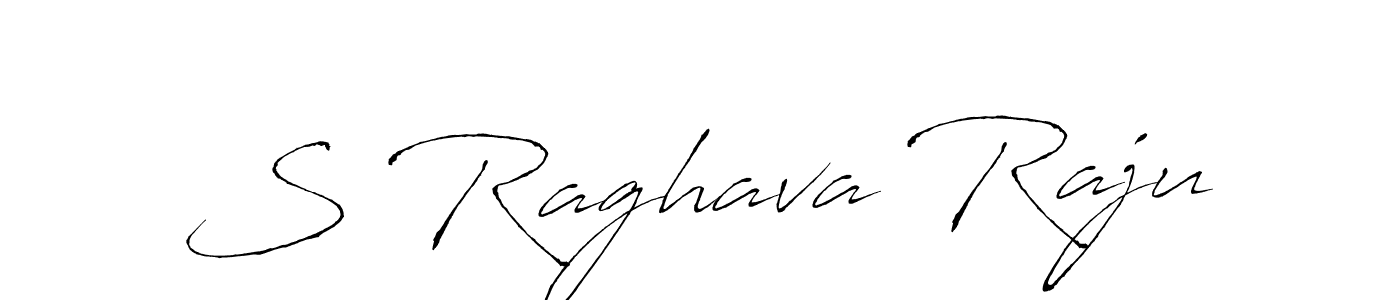 S Raghava Raju stylish signature style. Best Handwritten Sign (Antro_Vectra) for my name. Handwritten Signature Collection Ideas for my name S Raghava Raju. S Raghava Raju signature style 6 images and pictures png