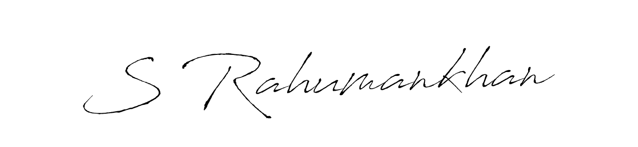 Once you've used our free online signature maker to create your best signature Antro_Vectra style, it's time to enjoy all of the benefits that S Rahumankhan name signing documents. S Rahumankhan signature style 6 images and pictures png