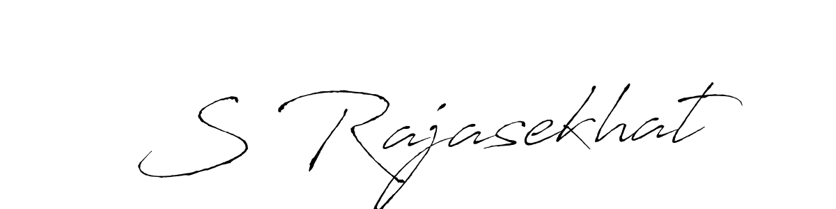 Antro_Vectra is a professional signature style that is perfect for those who want to add a touch of class to their signature. It is also a great choice for those who want to make their signature more unique. Get S Rajasekhat name to fancy signature for free. S Rajasekhat signature style 6 images and pictures png