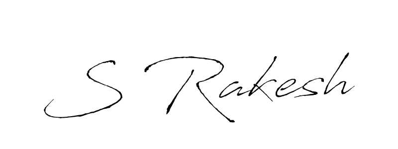 S Rakesh stylish signature style. Best Handwritten Sign (Antro_Vectra) for my name. Handwritten Signature Collection Ideas for my name S Rakesh. S Rakesh signature style 6 images and pictures png