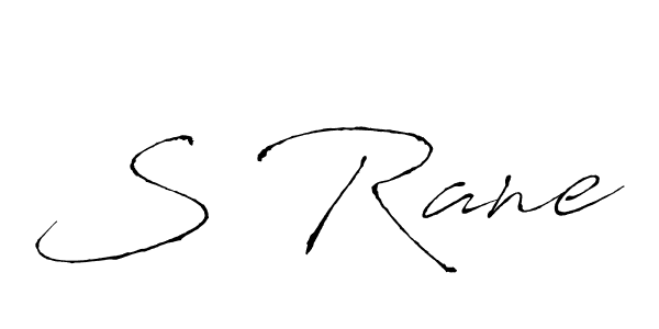 You should practise on your own different ways (Antro_Vectra) to write your name (S Rane) in signature. don't let someone else do it for you. S Rane signature style 6 images and pictures png