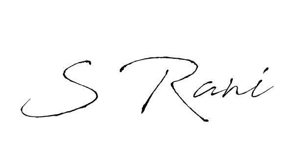 You can use this online signature creator to create a handwritten signature for the name S Rani. This is the best online autograph maker. S Rani signature style 6 images and pictures png