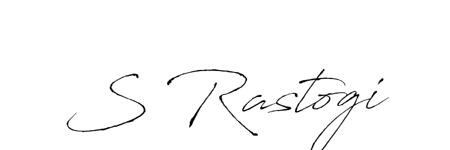 How to make S Rastogi signature? Antro_Vectra is a professional autograph style. Create handwritten signature for S Rastogi name. S Rastogi signature style 6 images and pictures png