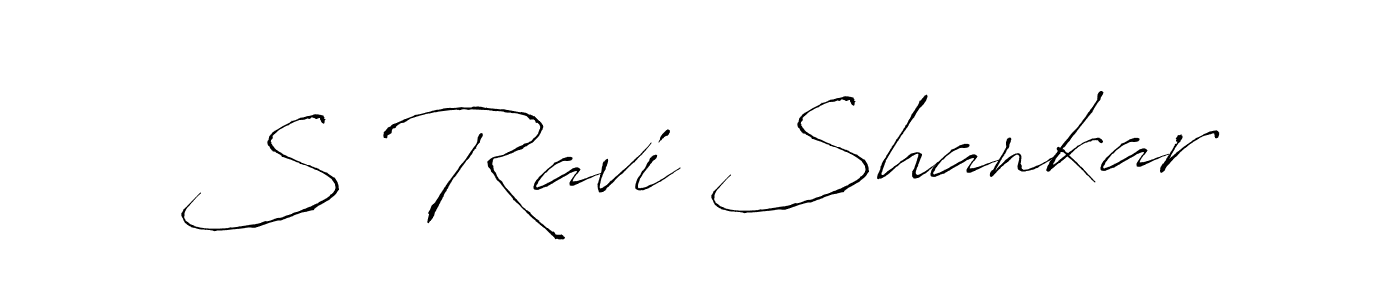 Antro_Vectra is a professional signature style that is perfect for those who want to add a touch of class to their signature. It is also a great choice for those who want to make their signature more unique. Get S Ravi Shankar name to fancy signature for free. S Ravi Shankar signature style 6 images and pictures png