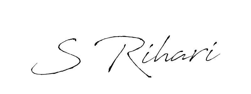 See photos of S Rihari official signature by Spectra . Check more albums & portfolios. Read reviews & check more about Antro_Vectra font. S Rihari signature style 6 images and pictures png