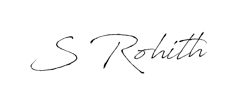 S Rohith stylish signature style. Best Handwritten Sign (Antro_Vectra) for my name. Handwritten Signature Collection Ideas for my name S Rohith. S Rohith signature style 6 images and pictures png