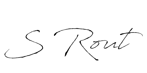 Once you've used our free online signature maker to create your best signature Antro_Vectra style, it's time to enjoy all of the benefits that S Rout name signing documents. S Rout signature style 6 images and pictures png